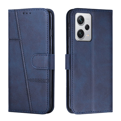 Funda de Cuero Cartera con Soporte Carcasa Y04X para Xiaomi Redmi Note 12 Explorer Azul