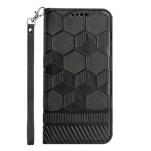 Funda de Cuero Cartera con Soporte Carcasa Y05B para Samsung Galaxy A03s Negro