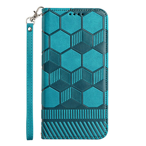 Funda de Cuero Cartera con Soporte Carcasa Y05B para Samsung Galaxy A04s Cian