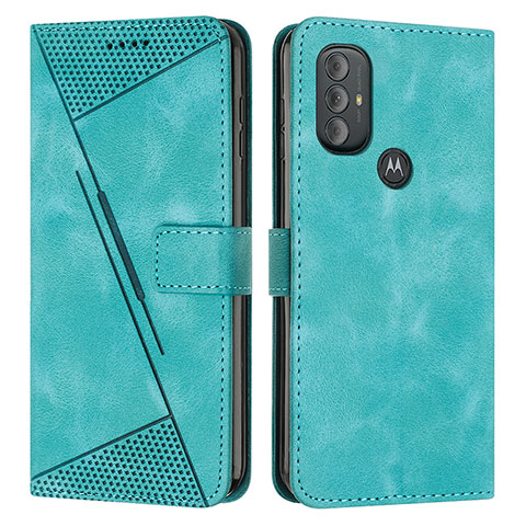 Funda de Cuero Cartera con Soporte Carcasa Y07X para Motorola Moto G Play Gen 2 Verde