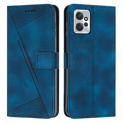 Funda de Cuero Cartera con Soporte Carcasa Y07X para Motorola Moto G Power 5G (2023) Azul