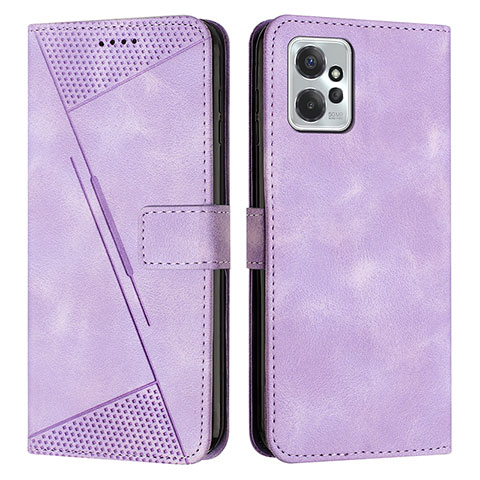 Funda de Cuero Cartera con Soporte Carcasa Y07X para Motorola Moto G Power 5G (2023) Morado