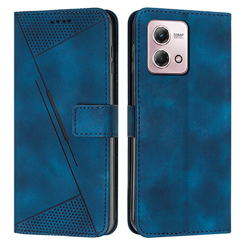 Funda de Cuero Cartera con Soporte Carcasa Y07X para Motorola Moto G Stylus (2023) 4G Azul