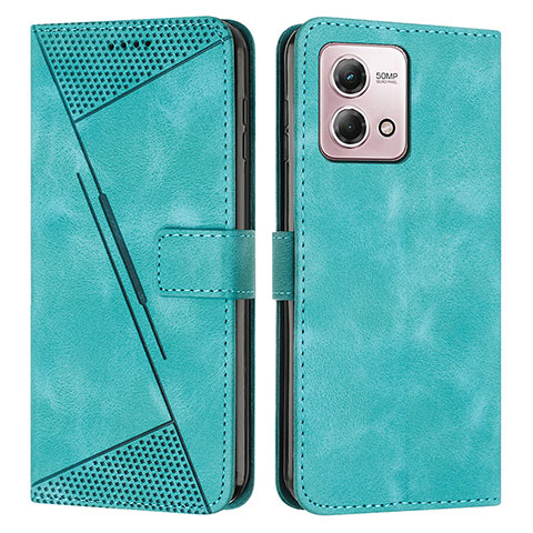 Funda de Cuero Cartera con Soporte Carcasa Y07X para Motorola Moto G Stylus (2023) 5G Verde