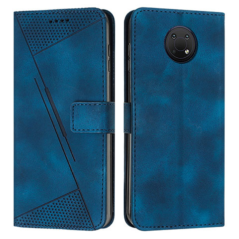 Funda de Cuero Cartera con Soporte Carcasa Y07X para Nokia G10 Azul