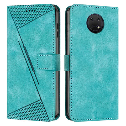 Funda de Cuero Cartera con Soporte Carcasa Y07X para Nokia G30 Verde