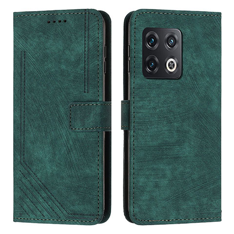 Funda de Cuero Cartera con Soporte Carcasa Y07X para OnePlus 10 Pro 5G Verde