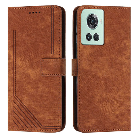 Funda de Cuero Cartera con Soporte Carcasa Y07X para OnePlus 10R 5G Marron