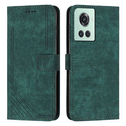 Funda de Cuero Cartera con Soporte Carcasa Y07X para OnePlus 10R 5G Verde