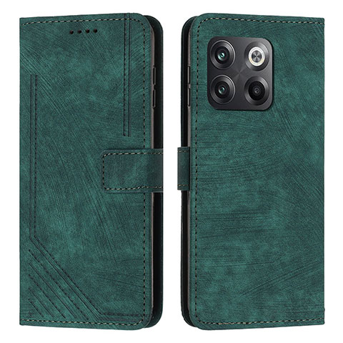 Funda de Cuero Cartera con Soporte Carcasa Y07X para OnePlus Ace Pro 5G Verde