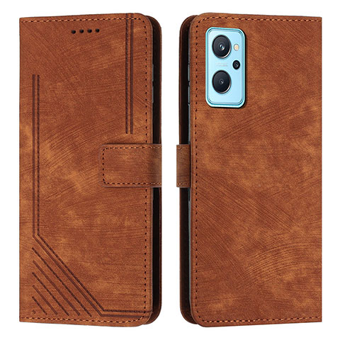 Funda de Cuero Cartera con Soporte Carcasa Y07X para Realme 10 5G Marron