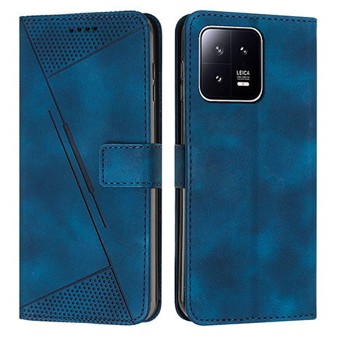 Funda de Cuero Cartera con Soporte Carcasa Y07X para Xiaomi Mi 13 5G Azul