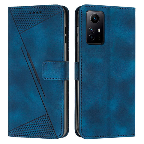 Funda de Cuero Cartera con Soporte Carcasa Y07X para Xiaomi Redmi Note 12S Azul