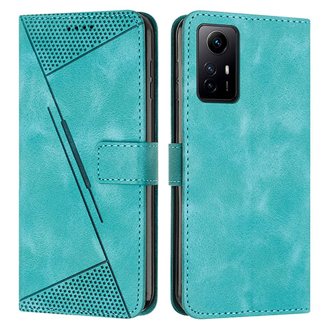 Funda de Cuero Cartera con Soporte Carcasa Y07X para Xiaomi Redmi Note 12S Verde