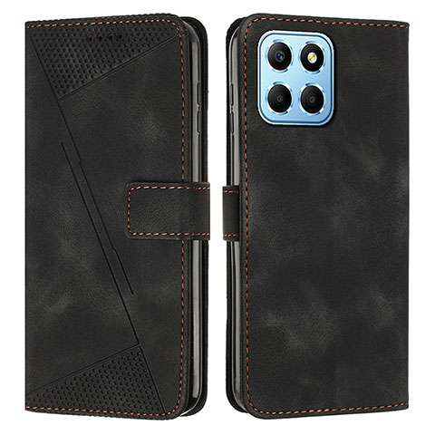 Funda de Cuero Cartera con Soporte Carcasa Y08X para Huawei Honor 70 Lite 5G Negro