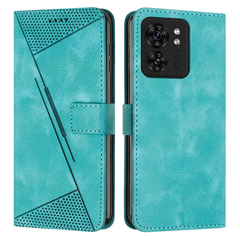 Funda de Cuero Cartera con Soporte Carcasa Y08X para Motorola Moto Edge (2023) 5G Verde