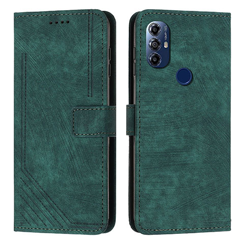 Funda de Cuero Cartera con Soporte Carcasa Y08X para Motorola Moto G Play Gen 2 Verde