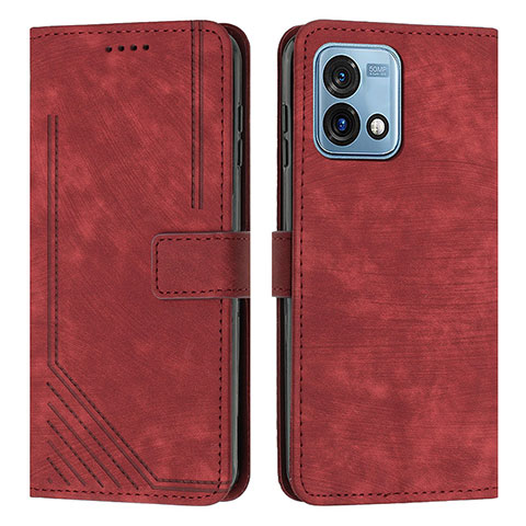 Funda de Cuero Cartera con Soporte Carcasa Y08X para Motorola Moto G Stylus (2023) 5G Rojo