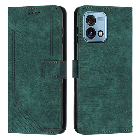 Funda de Cuero Cartera con Soporte Carcasa Y08X para Motorola Moto G Stylus (2023) 5G Verde