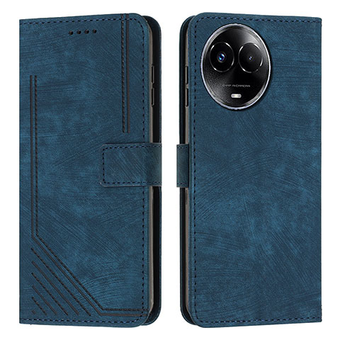 Funda de Cuero Cartera con Soporte Carcasa Y08X para Realme 11 5G Azul