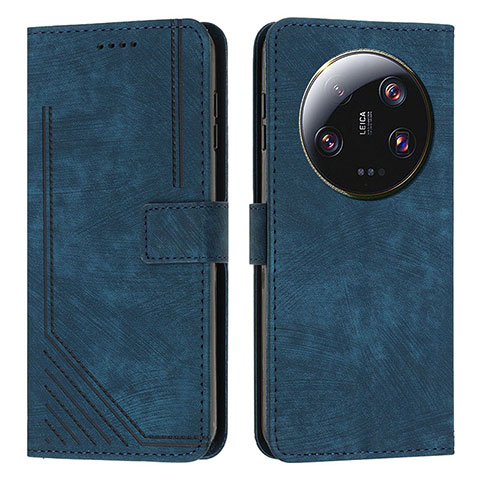 Funda de Cuero Cartera con Soporte Carcasa Y08X para Xiaomi Mi 13 Ultra 5G Azul