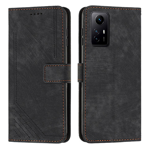 Funda de Cuero Cartera con Soporte Carcasa Y08X para Xiaomi Redmi Note 12S Negro