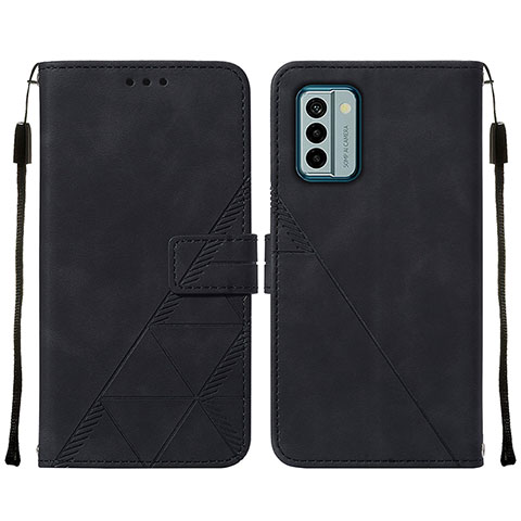 Funda de Cuero Cartera con Soporte Carcasa YB2 para Nokia G22 Negro