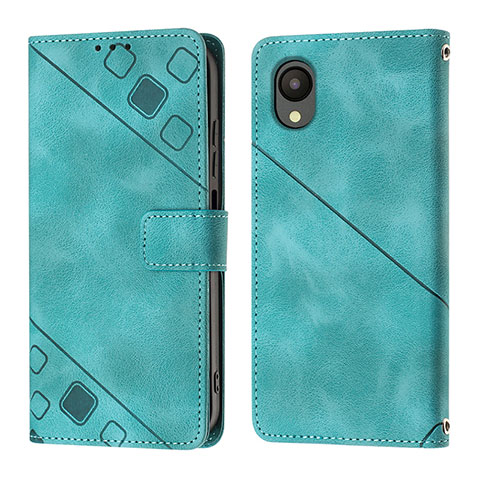 Funda de Cuero Cartera con Soporte Carcasa YB2 para Samsung Galaxy A23 5G SC-56C Verde