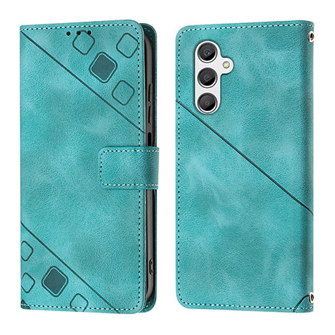 Funda de Cuero Cartera con Soporte Carcasa YB2 para Samsung Galaxy A25 5G Verde