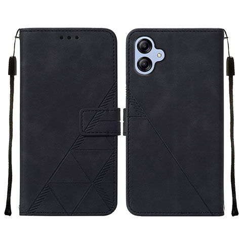 Funda de Cuero Cartera con Soporte Carcasa YB3 para Samsung Galaxy M04 Negro