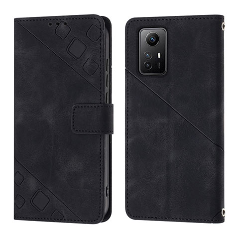 Funda de Cuero Cartera con Soporte Carcasa YB3 para Xiaomi Redmi Note 12S Negro