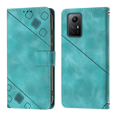 Funda de Cuero Cartera con Soporte Carcasa YB3 para Xiaomi Redmi Note 12S Verde