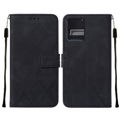 Funda de Cuero Cartera con Soporte Carcasa YB4 para Motorola Moto G 5G (2023) Negro