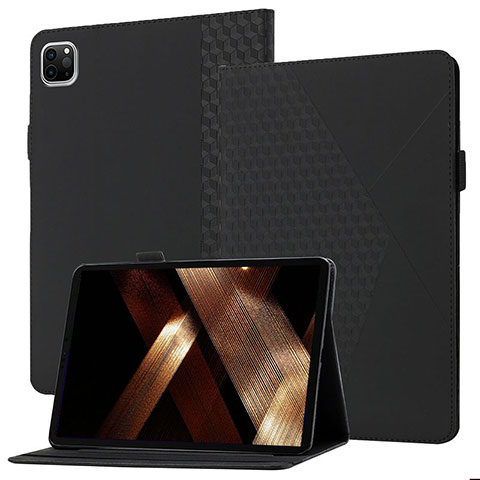 Funda de Cuero Cartera con Soporte Carcasa YX1 para Apple iPad Pro 11 (2022) Negro