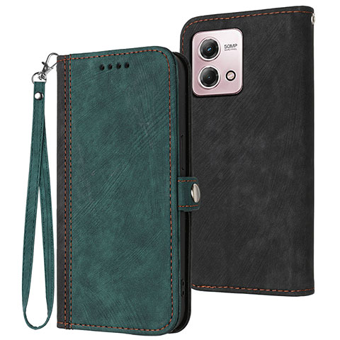 Funda de Cuero Cartera con Soporte Carcasa YX1 para Motorola Moto G Stylus (2023) 5G Verde