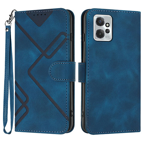 Funda de Cuero Cartera con Soporte Carcasa YX2 para Motorola Moto G Power 5G (2023) Azul