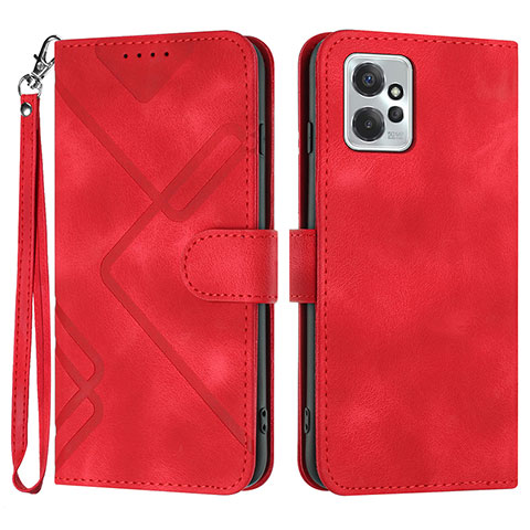 Funda de Cuero Cartera con Soporte Carcasa YX2 para Motorola Moto G Power 5G (2023) Rojo