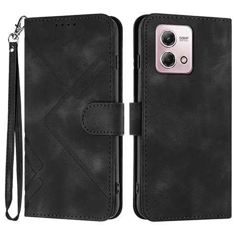 Funda de Cuero Cartera con Soporte Carcasa YX2 para Motorola Moto G Stylus (2023) 4G Negro