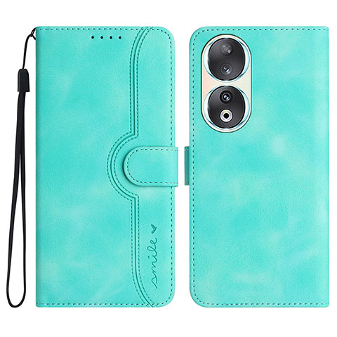 Funda de Cuero Cartera con Soporte Carcasa YX3 para Huawei Honor 90 5G Verde