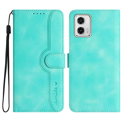 Funda de Cuero Cartera con Soporte Carcasa YX3 para Motorola Moto G 5G (2023) Verde