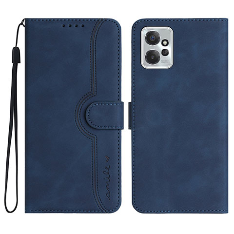 Funda de Cuero Cartera con Soporte Carcasa YX3 para Motorola Moto G Power 5G (2023) Azul