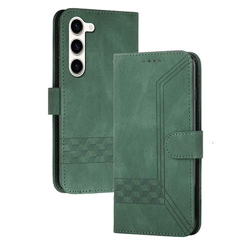 Funda de Cuero Cartera con Soporte Carcasa YX4 para Samsung Galaxy S24 5G Verde