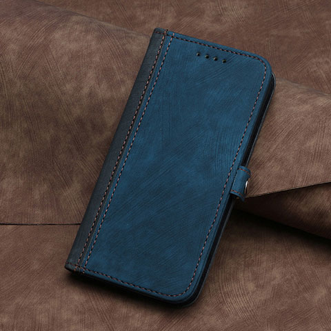 Funda de Cuero Cartera con Soporte Carcasa YX5 para Apple iPhone 15 Pro Azul