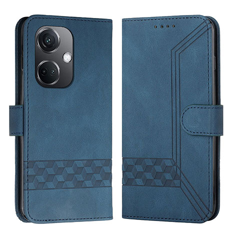 Funda de Cuero Cartera con Soporte Carcasa YX5 para Oppo K11 5G Azul