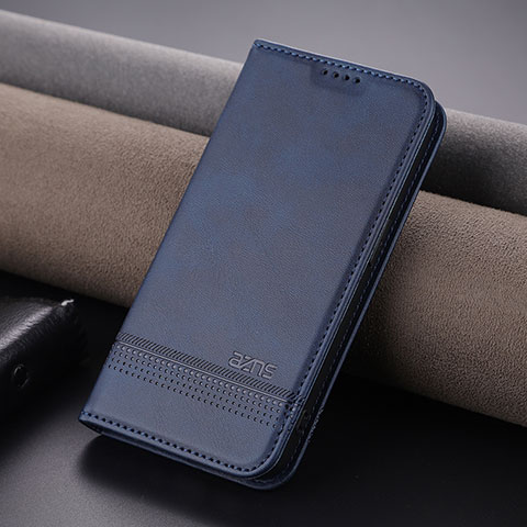 Funda de Cuero Cartera con Soporte Carcasa YZ1 para Apple iPhone 14 Pro Azul