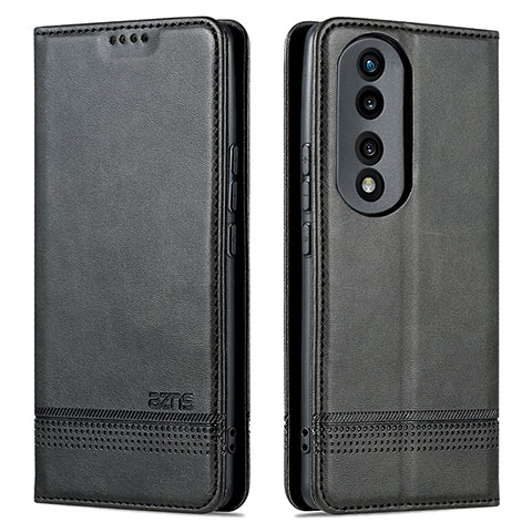 Funda de Cuero Cartera con Soporte Carcasa YZ1 para Huawei Honor 90 5G Negro