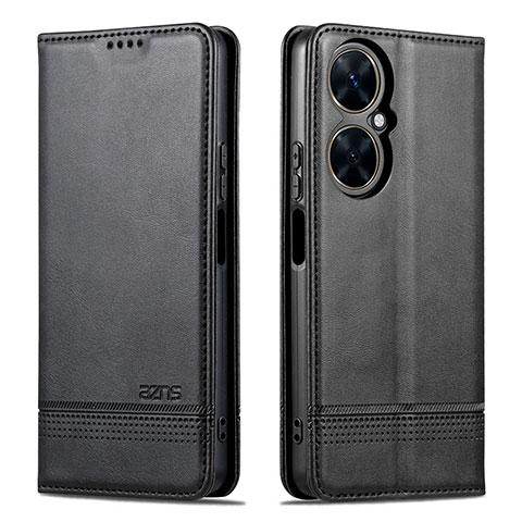 Funda de Cuero Cartera con Soporte Carcasa YZ1 para Huawei Nova 11i Negro