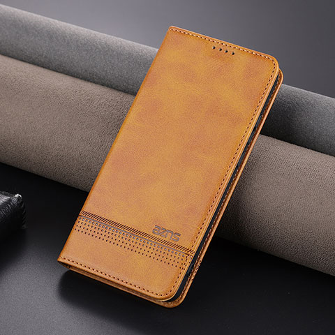 Funda de Cuero Cartera con Soporte Carcasa YZ1 para OnePlus Nord CE 3 5G Marron Claro