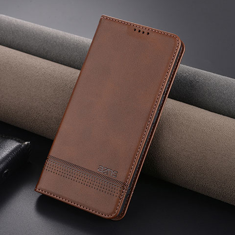 Funda de Cuero Cartera con Soporte Carcasa YZ1 para Xiaomi Redmi Note 13 Pro 5G Marron