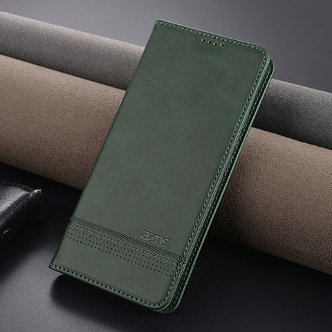 Funda de Cuero Cartera con Soporte Carcasa YZ1 para Xiaomi Redmi Note 13 Pro 5G Verde